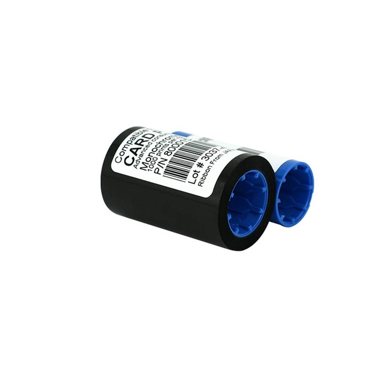 PARTSHE 800015-101 Black Monochrome Ribbon for Zebra P330i P420i P430i Card Printers, 1000 Prints - Image 3